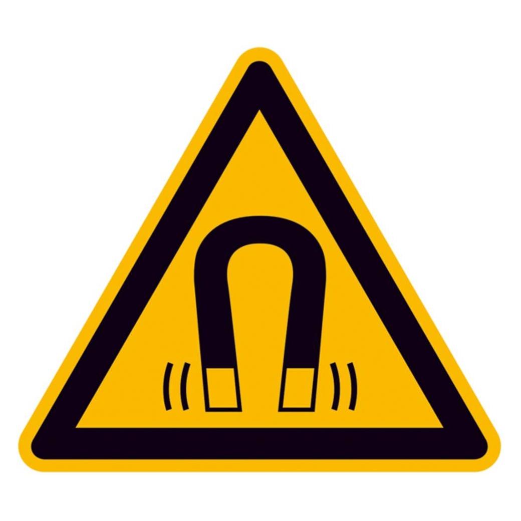 BRW Warnschild Magnetisches Feld - 20 cm (21.A8165)