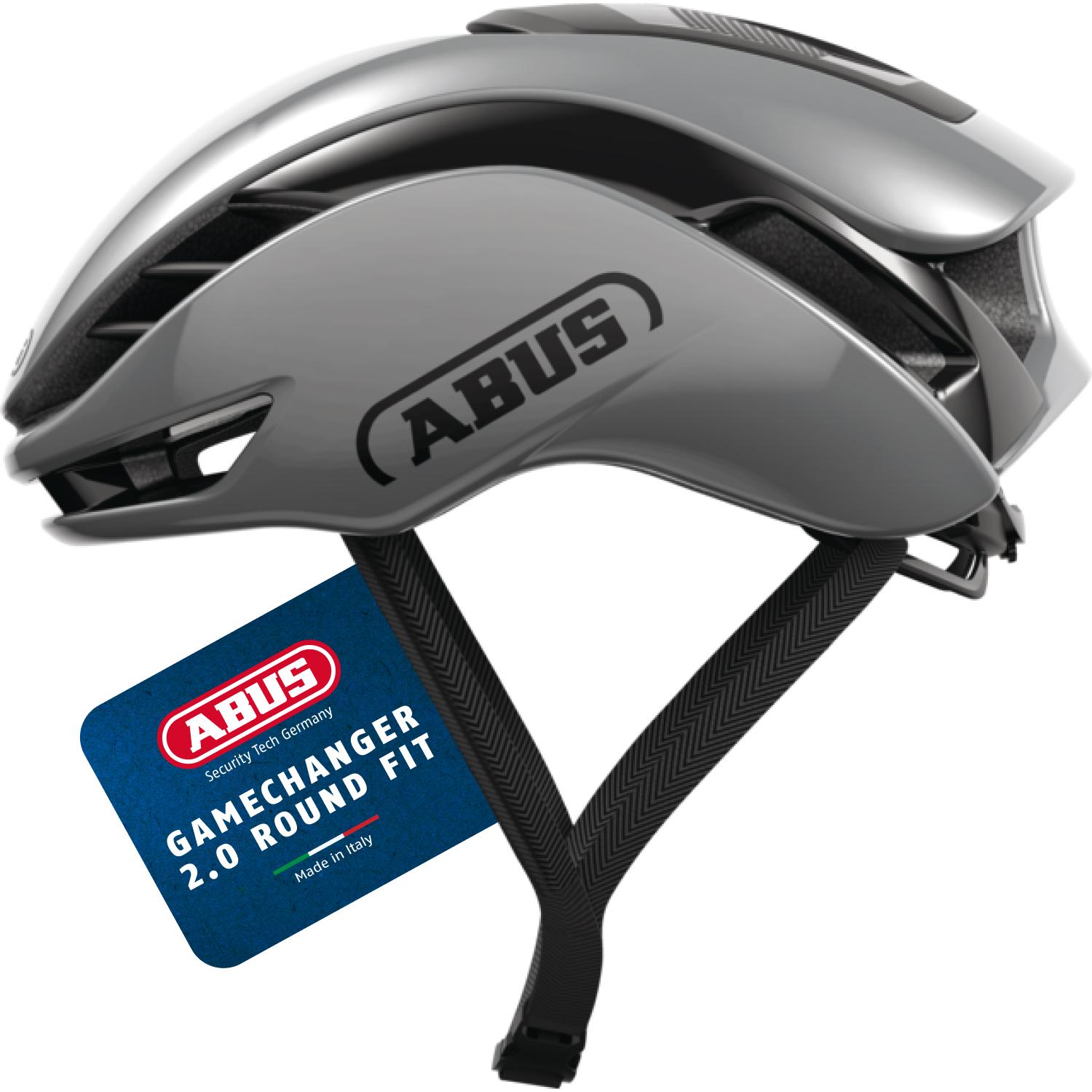 ABUS Rennradhelm GameChanger 2.0 RF - High Performance Aerohelm mit optimierter Aerodynamik und Belüftung - Fahrradhelm für Damen und Herren - grau, Größe M/L (57-61 cm)