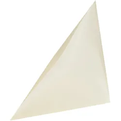 100 Dreiecktaschen, selbstklebend, Papier transparent | 140 x 140 mm