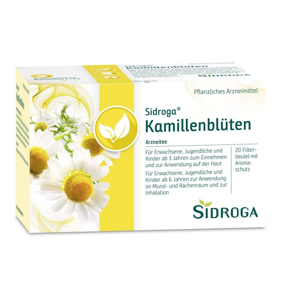 Sidroga Kamillenblüten Tee Filterbeutel 20x1,5 g