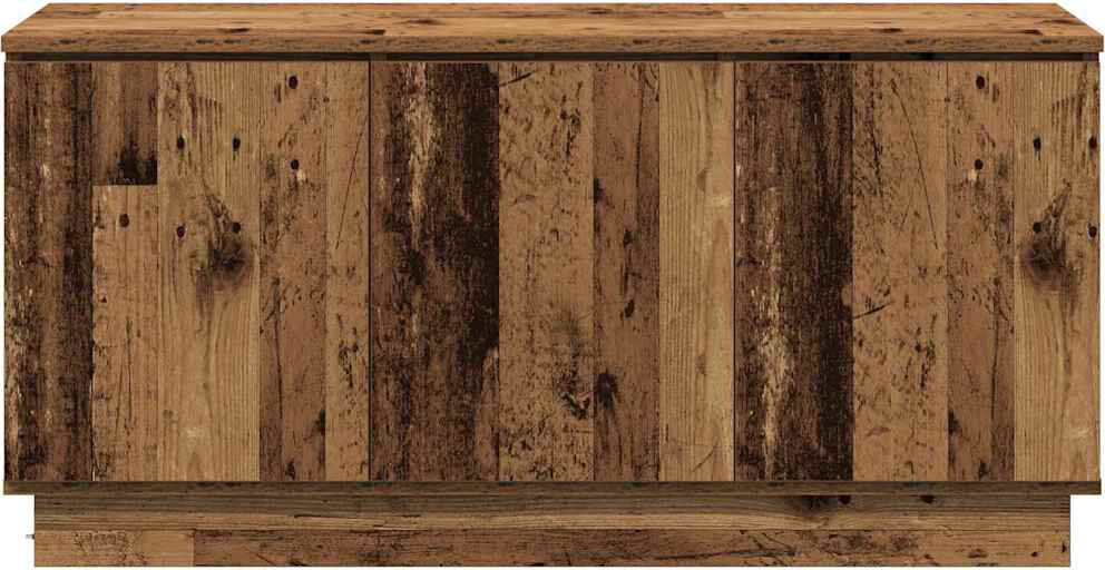Metro TV Cabinet With LED 100 X 38 X 49 Cm Old Wood 88"