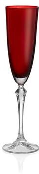 Majestic Gifts Inc. Vivid Champagne Flute, Ruby, 7 oz. Set of 4
