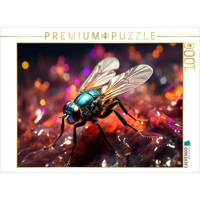 CALVENDO Puzzle Fliege | 1000 Teile Lege-Größe 64x48cm Foto-Puzzle für glückliche Stunden, Sonstige von , Calvendo Puzzle