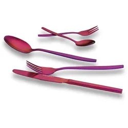 ECHTWERK  Besteck Set "Positano" 30tlg rot