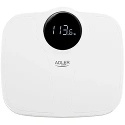 Adler AD 8172w Personenwaage Körperwaage bis 180 kg LED Display digital weiß