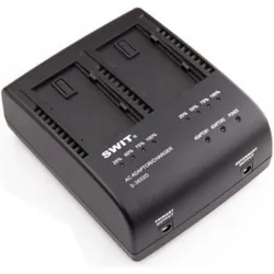 Swit S-3602D 2x2A DV charger compatible to Panasonic VBD/VBR/CGA series (Kamera Akku Ladegerät), Kamera Stromversorgung