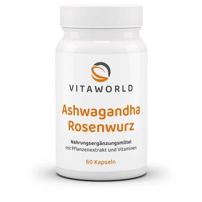 Ashwagandha Rosenwurz Komplex Kapseln 60 St