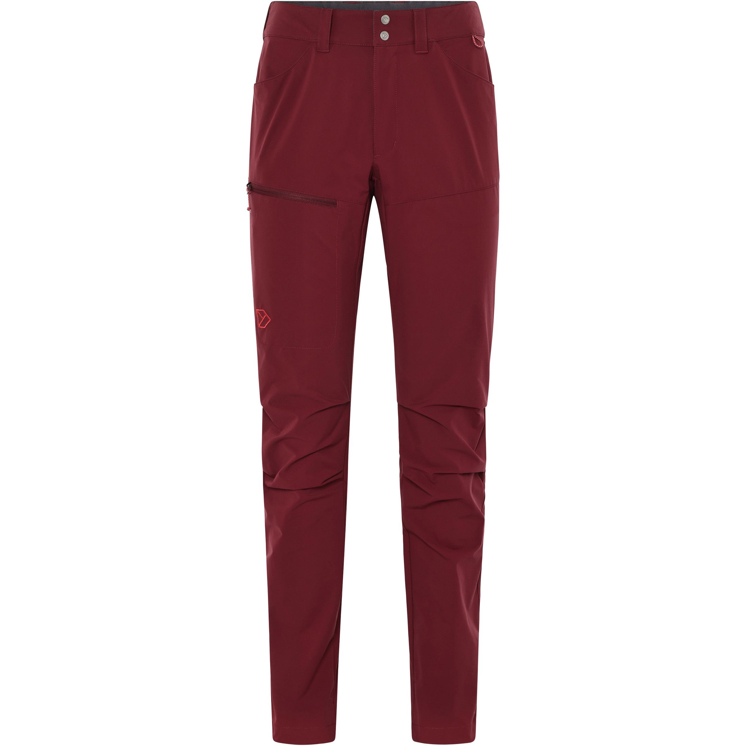 Didriksons Juna Hose Damen Softshellhose rot Größe M Trekking Atmungsaktiv