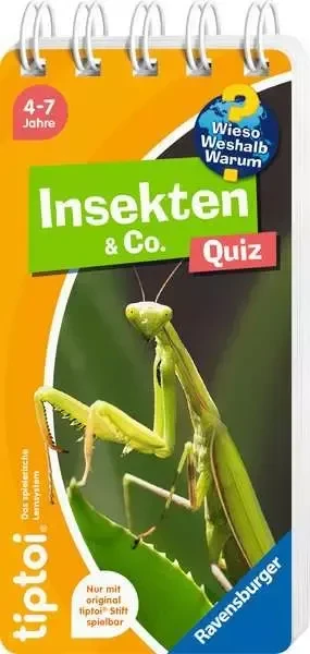 Ravensburger tiptoi Wieso? Weshalb? Warum? Quiz - Insekten & Co.