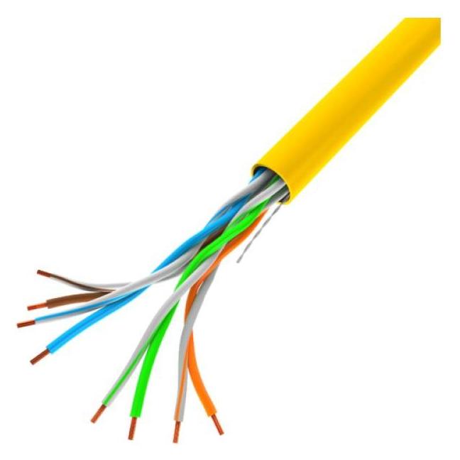 Lanberg LCU5-10CC-0305-Y Netzwerkkabel 305 m Cat5e U/UTP (UTP) Gelb (U/UTP, CAT5e, 305 m) (LCU5-10CC-0305-Y)