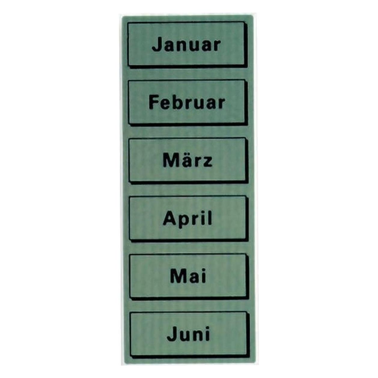 Neutral Inhaltsschild Monat (5872)