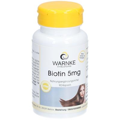 Biotin 5 mg Kapseln 90 St