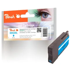 Peach Tintenpatrone cyan kompatibel zu HP No. 953XL c, F6U16AE