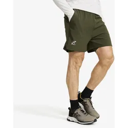 Rise 2-in-1 Shorts Herren Forest Night, Größe:XS - Hosen > Shorts - Grün