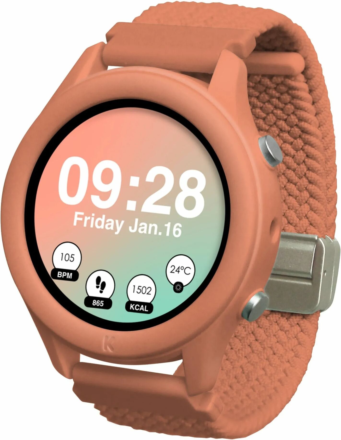 Kidywolf Montre connectée K-Watch Corail taille unique
