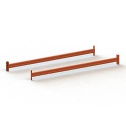 META Regalbau 94079 Traverse Stahl pulverbeschichtet Rot, Orange Traversen 2 St.