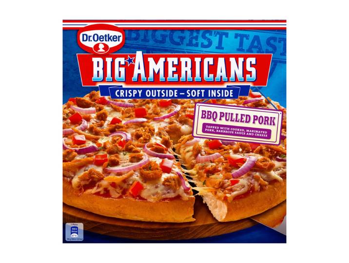 Dr. Oetker Big Americans BBQ Pulled Pork Pizza - 420 g