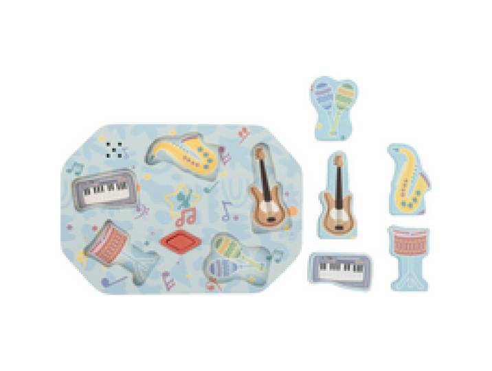 LUPILU® Puzzle en bois avec son (Musique)