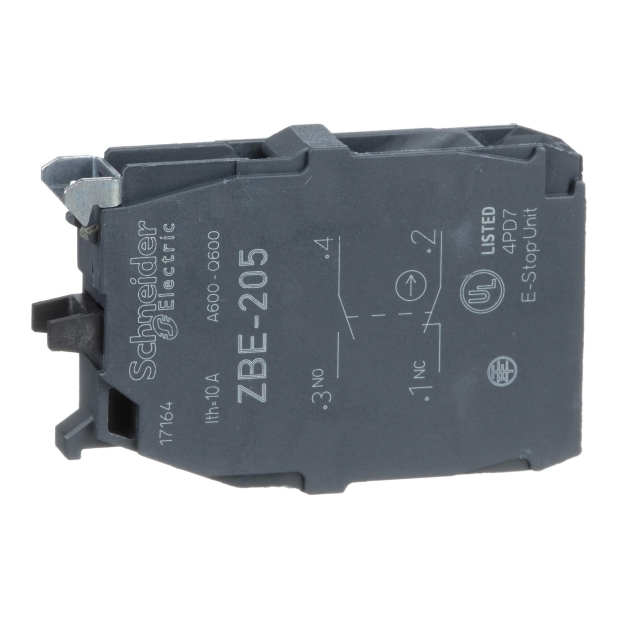Schneider Electric Hilfsschalter 1S 1Ö, schraubanschl ZBE205)
