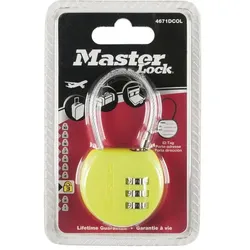 MASTER LOCK Kabelschloss 4671 EURDCOL mit Zahlenkombination, bunt, SB