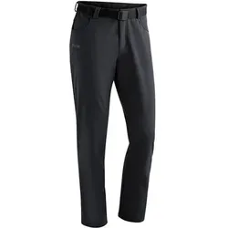 MAIER SPORTS Herren Hose Perlit M (kurz), Größe 24 in Schwarz Schwarz