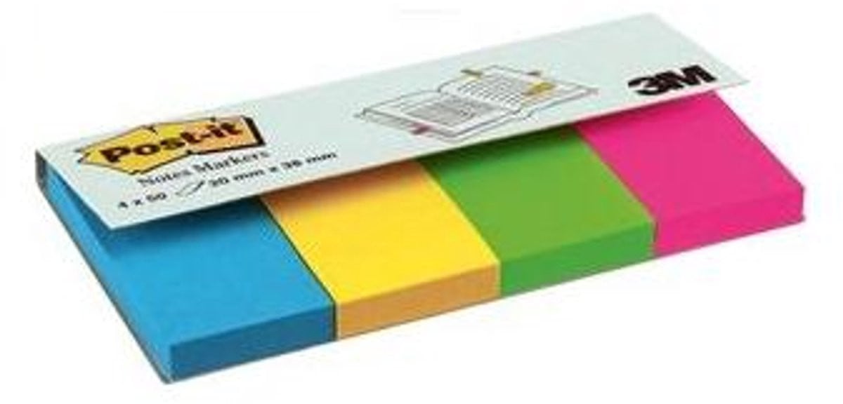 Post-it Pagemarker uit papier, Ultrafarben, 20 x 38 mm