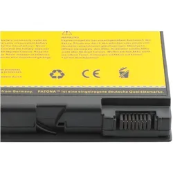 Patona 2072 (8 Zellen, 4400 mAh), Notebook Akku, Schwarz