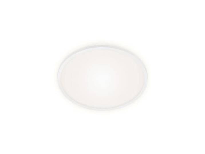 BRILONER Leuchten - Plafonnier à LED\, plafonnier avec effet rétroéclairé\, 15 watts\, 1500 lumens\, 4000 kelvins\, blanc\, 280x42mm (DxH)