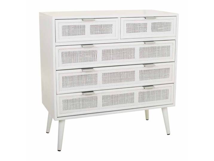 Commode en treillis blanc 80x39.5x81h
