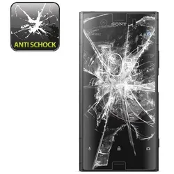 2x Panzerfolie für Sony Xperia XZ1 Compact ANTI-SCHOCK Displayschutzfolie KLAR