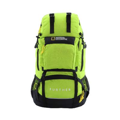 Sportrucksack NATIONAL GEOGRAPHIC "Destination", Gr. B/H/T: 33cm, grün (limette), Kunstfaser, Rucksäcke, Mit komfortablem Hüftgurt
