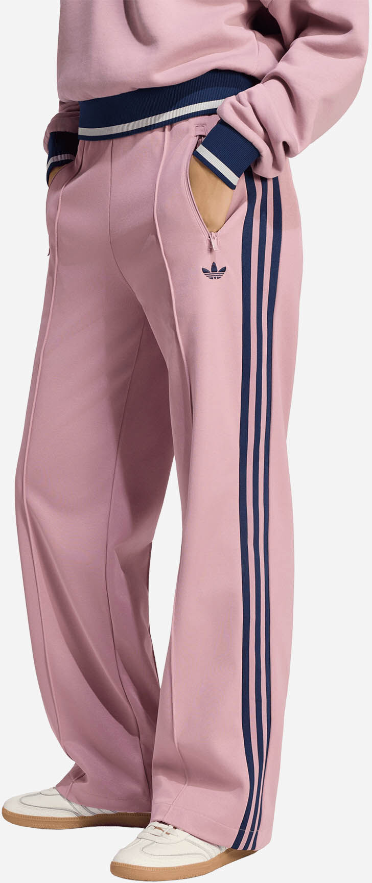 Adidas Beckenbauer W - Pantalone - Donna - Rosa XS