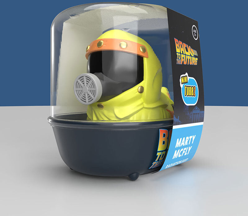 Numskull Back to the Future Marty McFly Radiation Suit Mini TUBBZ Figure, Officially Licensed Collectible, 5 cm Tall, Yellow