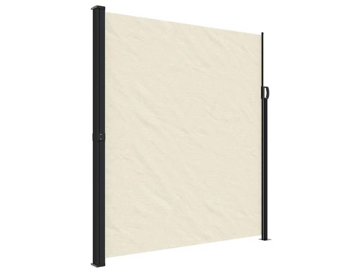 vidaXL Seitenmarkise Ausziehbar Creme 220/300 Cm, 220x300 cm, Sonnenschutz