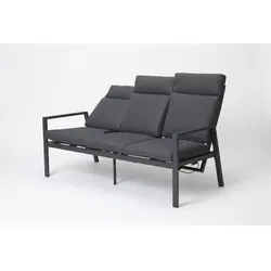 Gardissimo Alu 3-Sitzer Gartenbank "Trento" verstellbar,,