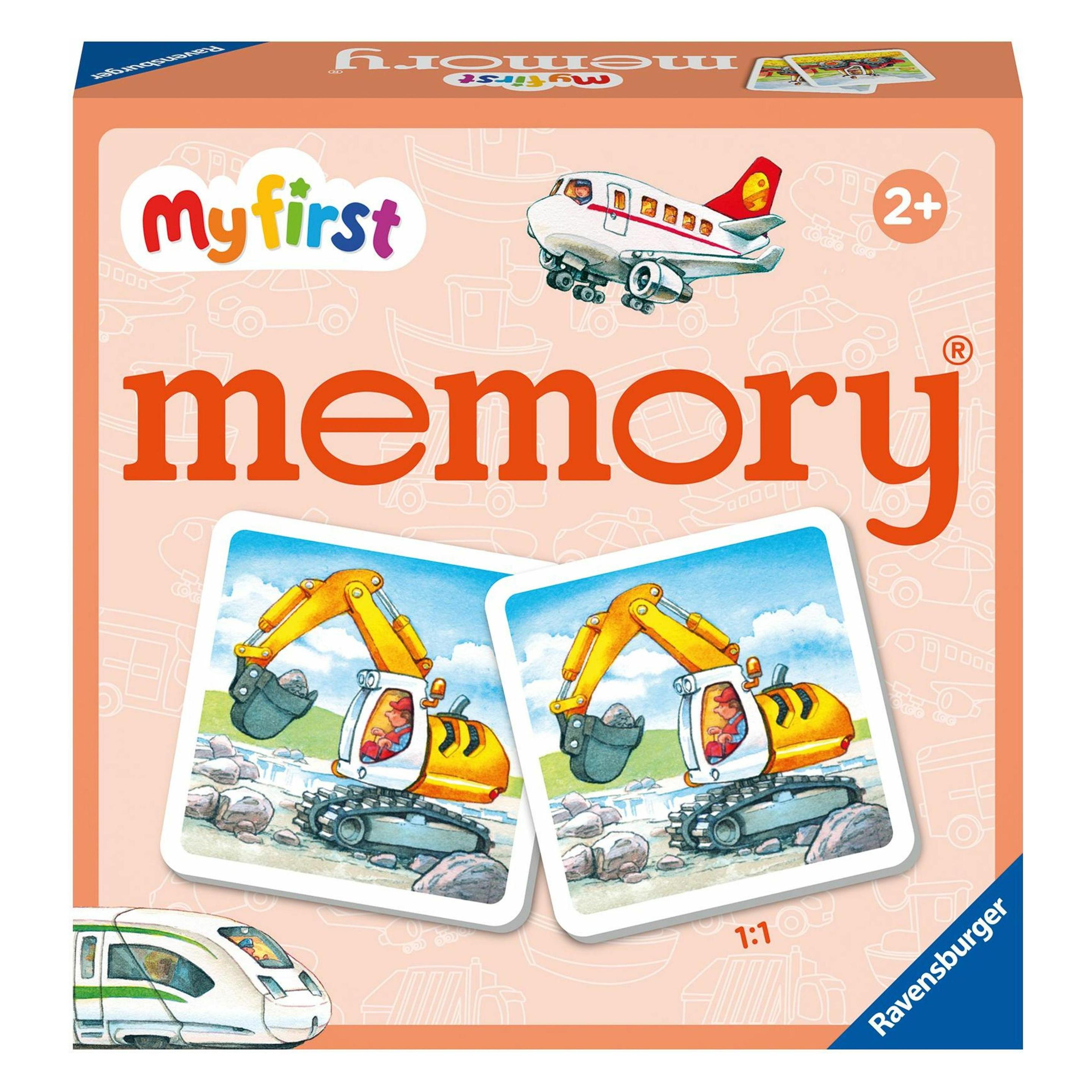 Ravensburger My first memory - Fahrzeuge (Deutsch, Englisch, Französisch, Italienisch, Japanisch, Niederländisch, Portugiesisch, Spanisch, 2 - 4 Spieler) (00.020.878)