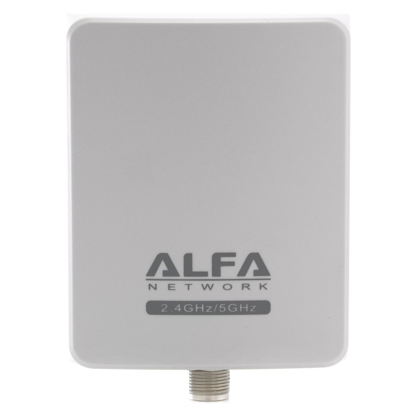 Alfa Network Alfa 2.4/5GHz Outdoor Panel Antenna 8dBi N-Female APA-L2458-08A (5G) (APA-L2458-08A)