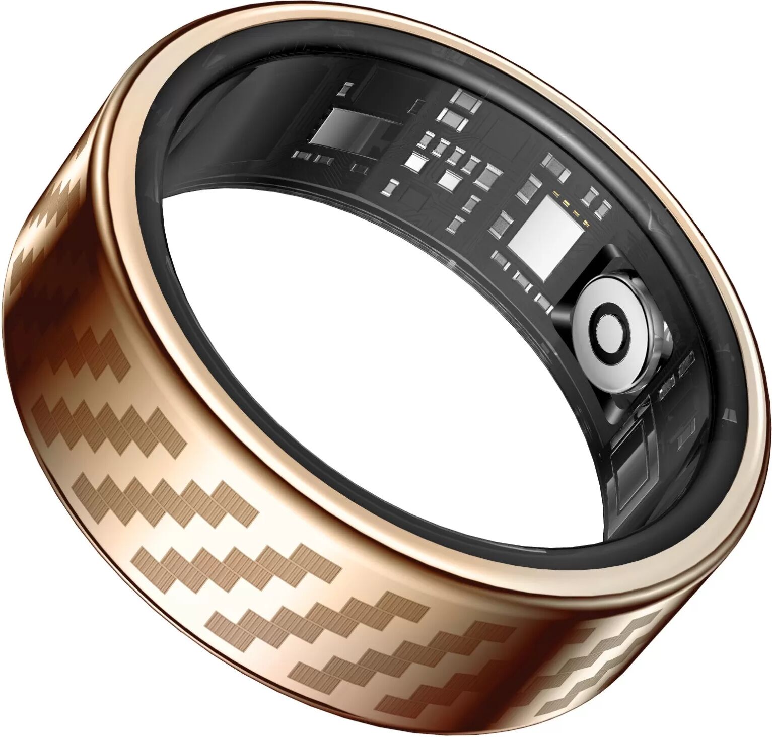 INF RWFIT Smart Ring: 50M Wasserdicht, Herzfrequenz-, Schlafüberwachung, Fitness-Tracker Roségold 11