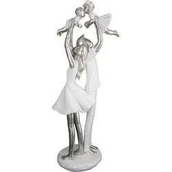 GILDE Poly Skulptur Familienzeit H=37cm