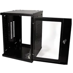 LogiLink SoHo (8 HE, 10 Zoll Rack), Serverschrank, Schwarz