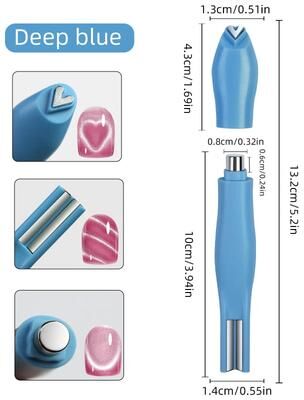 Uplifted Finds Cat Eye Magnet Stick For Nail Art DIY 3 dark Blue