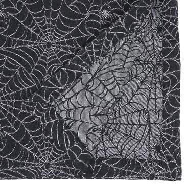 Saro Lifestyle Recycled Jacquard Spider Web Table Runner