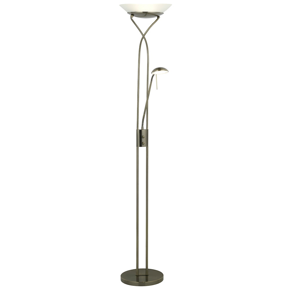BRILLIANT Ollie, Deckenfluter LED 18W, Metall/Glas 16973994