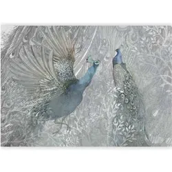 Artgeist, Tapete, Fototapete - Peacocks Dancing - Second Variant (400 x 280 cm)
