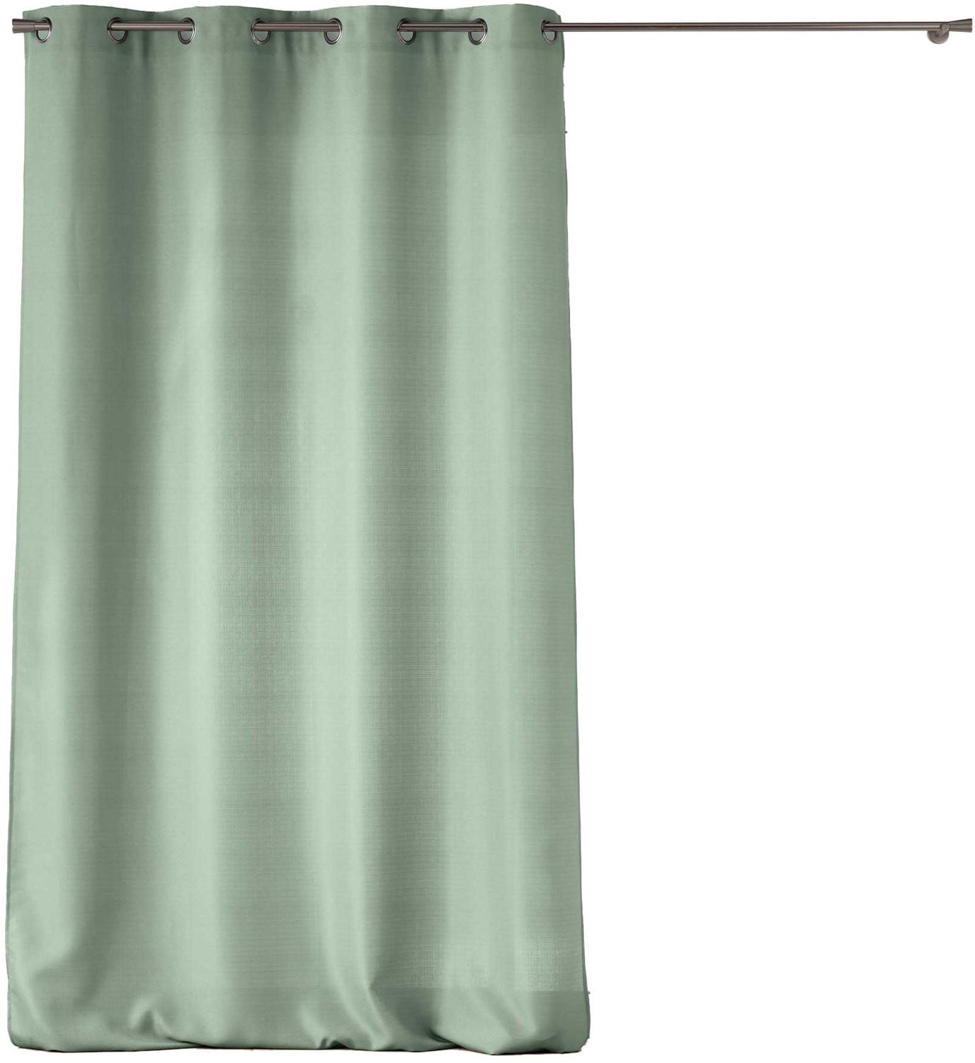Douceur d'intérieur Gordijn met ogen SOLINE Groen B: 140 cm, H: 260 cm
