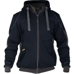 DASSY® Pulse Sweatshirt-Jacke - nachtblau/anthrazitgrau - S