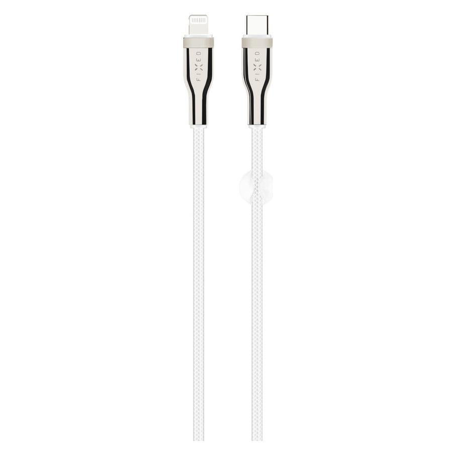 Fixed Braided Cable USB-C/Lightning, 1,2m, White (1.20 m, 60 W) (FIXDB-CL12-WH)