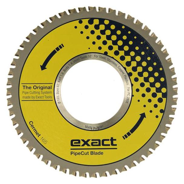 Exact Precision Widia saw for cutting stainless steel 165 mm (CERMET165) (EXACT-CERMET165)