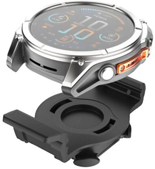 Fixed Cykel Monteringssæt til Garmin Smartwatch (26mm) & Garmin Edge Cykelcomputer - Sort