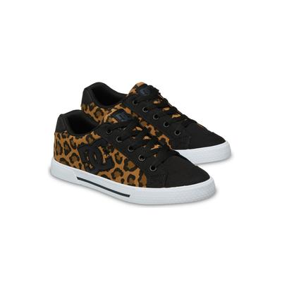 Sneaker DC SHOES "Chelsea", Damen, Gr. 10(42), braun (animal), Obermaterial: Textil / Futter: Textil / Außensohle: Gummi., Schuhe Sneaker